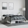 vidaXL Bettgestell mit Kopfteil Metall Weiß 140x190 cm 353586 Bild 4