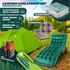 KESSER® Campingbett klappbar mit Tragetasche, Nackenkissen, Vakuumtasche & Getränkehalter, 190 x 68 x 30 cm bis 250 kg belastbar, aus Oxford-Gewebe und stabilem Stahlgerüst, ideal für Garten Camping Taupe / Grün Bild 2
