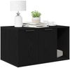 vidaXL Katzentoilettengehäuse Schwarze Eiche 80 x 50 x 45 cm Holzwerkstoff 865987 Bild 4