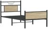 vidaXL Bettgestell ohne Matratze Sonoma-Eiche 90x190 cm Holzwerkstoff 4106972 Bild 3