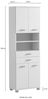 Schildmeyer Hochschrank Palermo, Holzwerkstoff, Pistazie, 59,8 x 23,6 x 180,9 cm (B/T/H) Bild 3