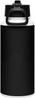DECALVIBES Edelstahl Trinkflasche 1L mit Strohhalm Classic - Schwarz Bild 2
