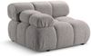 Micadoni Eckmodul Bellis Links Boucle Rolf Hellgrau Bild 2