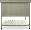HABAU Pflanztisch mit Unterschrank und Ablage aus Holz, Grau, 98 x 48 x 97,5 cm Bild 4