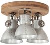vidaXL Deckenlampe Industriestil 25 W Silbern 42x27 cm E27 320505 Bild 3