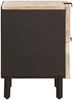 vidaXL Nachttisch mit Schubladen Weiß 40 x 33 x 46 cm Massivholz Mango 4017862 Bild 4