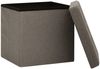 vidaXL Hocker mit Stauraum 2 Stk. Taupe Leinenoptik 338778 Bild 5