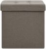 vidaXL Hocker mit Stauraum 2 Stk. Taupe Leinenoptik 338778 Bild 4