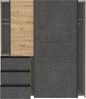 Schiebetürenschrank >Winn 2< in Betonoptik / Artisan Eiche - 170,3x200,5x61,2cm B/H/T Bild 3