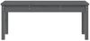 vidaXL Gartenbank 109 x 44 x 45 cm Massivholz Kiefer Grau Bild 4