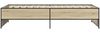 vidaXL Bettgestell Sonoma-Eiche 100x200 cm Holzwerkstoff und Metall 845237 Bild 5