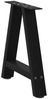 vidaXL Couchtischbeine A-Form 2 Stk. Schwarz 38x(42-43) cm Stahl 4012828 Bild 4