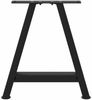 vidaXL Couchtischbeine A-Form 2 Stk. Schwarz 38x(42-43) cm Stahl 4012828 Bild 5