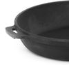 Bräter 34 cm aus Gusseisen 4 cm hoch Schmortopf Bratpfanne Pfanne Induktion Servierpfanne Bild 2