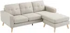 Vente-unique - BARTOLOME Sofa Stoff Beige - B 160 cm x H 85 cm x L 198 cm Bild 3