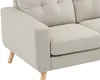 Vente-unique - BARTOLOME Sofa Stoff Beige - B 160 cm x H 85 cm x L 198 cm Bild 4