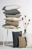 Knit Factory Mila Kissen 50x50 cm Wabe Beige Schwarz Bild 4