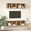 vidaXL TV-Schrankset 4 pcs Artisan-Eiche 37 x 37 x 72 cm Holzwerkstoff 3393533 Bild 4
