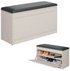 Platan Room Schuhschrank Schuhregal mit Sitzkissen, Schuhkommode, Schuhbank 100 cm Kaschmir Bild 4