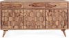 Sideboard Tankela aus Sheeshamholz, modern skandinavisch, Natur, 132 cm, mit 3 Türen und Schubladen Bild 2