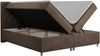 Boxspringbett Doppelbett Polsterbett Kunstlederbett mit Bettkasten - ROMA - 200x200cm - Braun Velours - H3 Bild 4