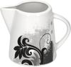 2tlg. Set Milchkännchen 22cl & Zuckerdose 26cl Black Flower Bild 2