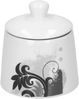 2tlg. Set Milchkännchen 22cl & Zuckerdose 26cl Black Flower Bild 4