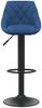 vidaXL Barhocker 2 Stk. Blau Samt 335353 Bild 4