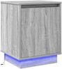 vidaXL Nachttisch Grau 39 x 34,5 x 50 cm Holzwerkstoff 869604 Bild 5