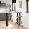 vidaXL Bartischbeine U-Form 2 Stk. Schwarz 60x(110-111) cm Stahl 4013248 Bild 2
