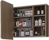 Roomart LYCIA-72 Badmöbel - nur Spiegelschrank - H 60 x B 16 x T 70 cm • Eiche(Hell) Bild 3