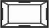Konsolentisch, Beistelltisch, Konsole Transparent 60x35x75 cm Hartglas Bild 4
