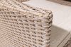 riess-ambiente Gartenbank PORTOFINO 140cm natur / beige (Einzelartikel, 1-St), Polyrattan · Balkon · Terrasse · Outdoor 2-Sitzer mit Tisch & Kissen Bild 3