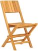vidaXL Gartenstühle 2 Stk. Klappbar 47x61x90 cm Massivholz Teak 362759 Bild 3