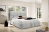 Polsterbett Schlafzimmerbett JORDAN 160x200cm in Stoff Doha Hellgrau Bild 2