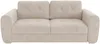 Vente-unique - BOLIPO Sofa Stoff Beige - B 223 cm95 cm x H 92 cm x L 220 cm Bild 3
