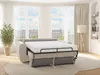 Vente-unique - BOLIPO Sofa Stoff Beige - B 223 cm95 cm x H 92 cm x L 220 cm Bild 2