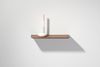 Wandregal Nussbaum 02 S 50 × 15 × 2 cm Bild 3