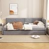 Flieks Daybett, Tagesbett Schlafsofa Polsterbett 90x200cm mit Ausziehbett 90x190cm Bild 2