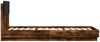 vidaXL Bettgestell mit Kopfteil Räuchereiche 100x200 cm Holzwerkstoff 3209937 Bild 5