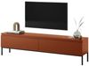 Selsey Bemmi TV-Lowboard TV-Schrank stehend, Ziegelrot mit Metallbeinen, 175 cm Bild 3