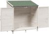 vidaXL Gartenschuppen Weiß 106 x 56 x 113,5 cm Massivholz aus Fichte 42033473 Bild 4