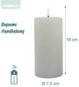 Relaxdays LED Kerzen 4er Set 18 cm Bild 4
