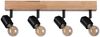 Paulmann 66773 Spotlight Arvid 4-flammig E27 230V max. 20W Schwarz Holz Bild 5