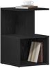 vidaXL Nachttisch 2 pcs Schwarz Eichen-Optik 35 x 35 x 55 cm 862618 Bild 3