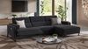 Sofanella Ecksofa MILO Eckcouch Wohnlandschaft Stoffsofa in Dunkelgrau Bild 5