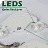 ZMH Deckenlampe LED Deckenleuchte Schlafzimmer - 15W Schlafzimmerlampe Sternenhimmel 21cm Küchenlampe Warmweiß Flurlampe Quadratisch Flur Deckenbeleuchtung Sternendekor für Küche Kinderzimmer Büro Bild 5
