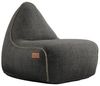 RETROit Cobana Outdoor Sitzsack Loungsessel mit Hocker – Sparset grau Bild 2