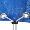 vidaXL Poolabdeckungen rechteckig, Polyethylen blau, 394x207 cm Bild 5