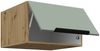 Küchen Aufsatzschrank 60 cm ARIA Aquamarin ultra matt + Eiche Artisan matt, hochwertige Fronten mit Anti Fingerprint Beschichtung Küchenzeile Küchenblock Bild 3